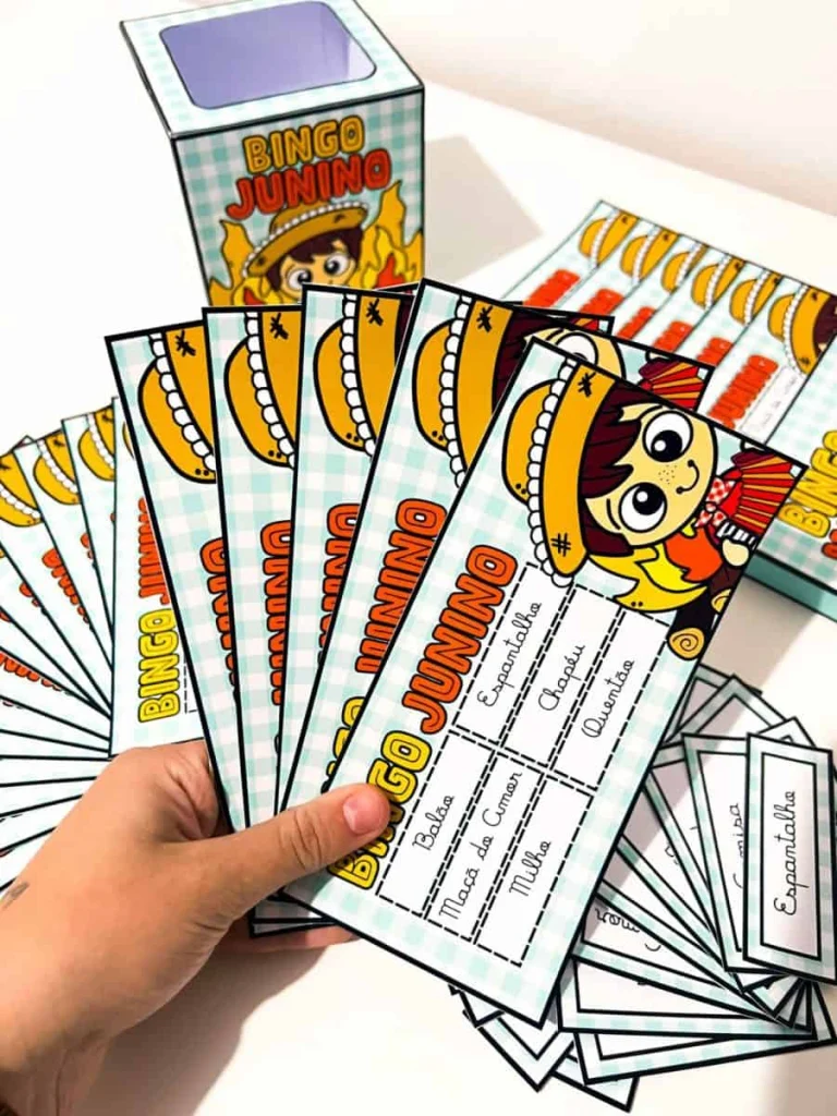 Bingo Junino em Letra Cursiva — foto 1