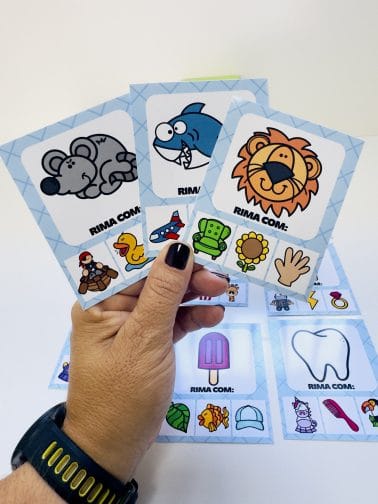 Carta das Rimas - Alfabetização