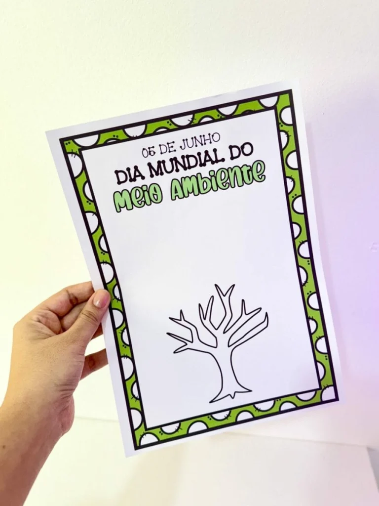 Cartaz Colaborativo Árvore Dia do Meio Ambiente — foto 4