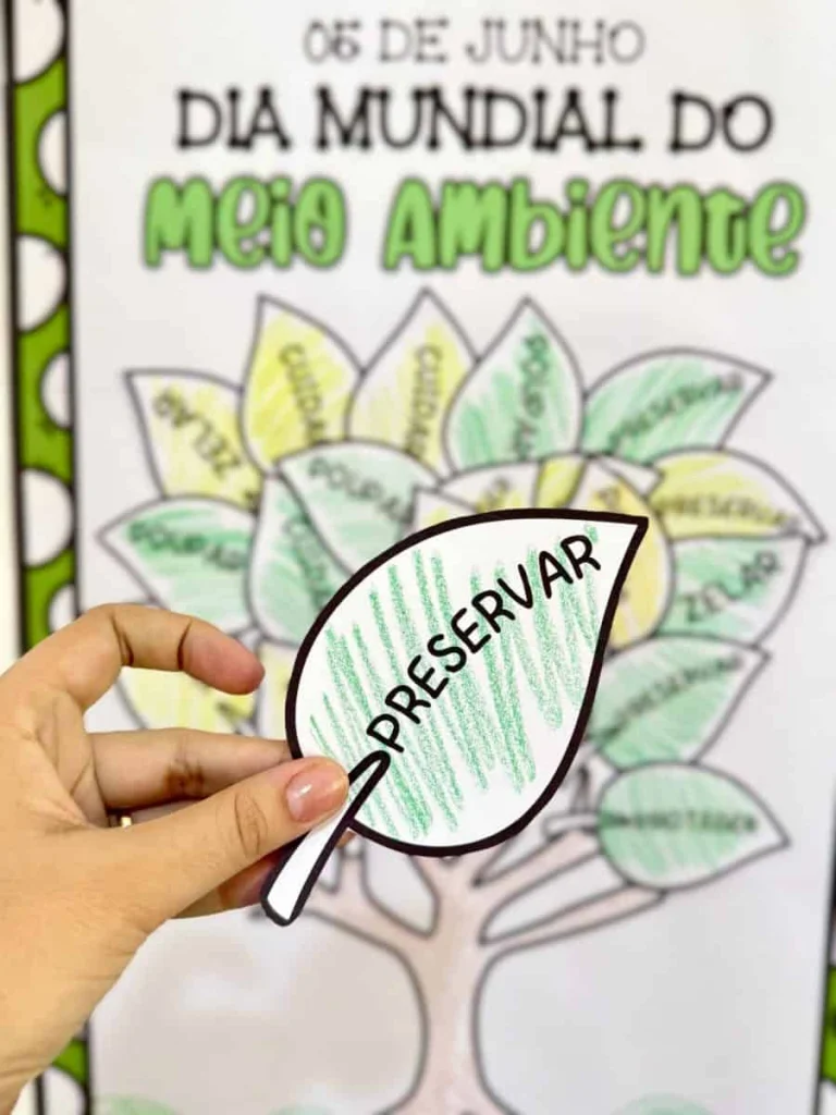 Cartaz Colaborativo Árvore Dia do Meio Ambiente — foto 3