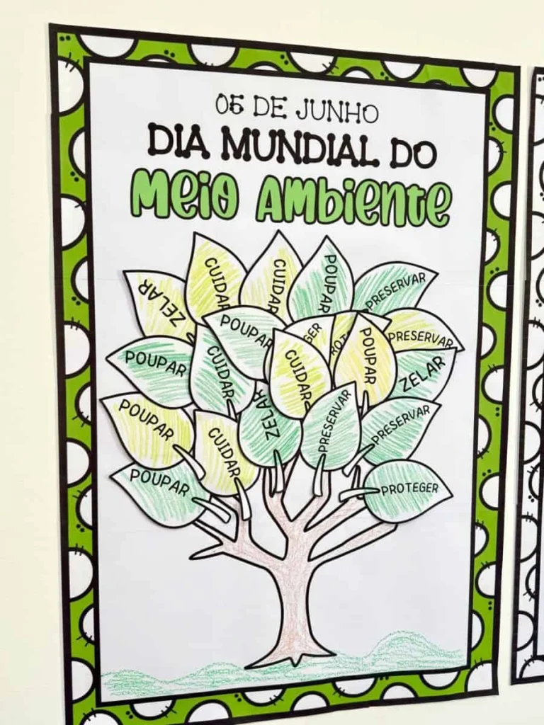 Cartaz Colaborativo Árvore Dia do Meio Ambiente — foto 2