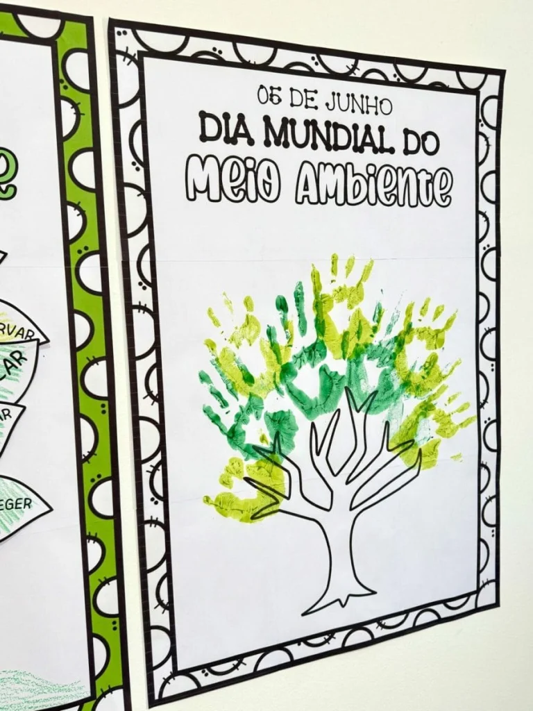 Cartaz Colaborativo Árvore Dia do Meio Ambiente — foto 11