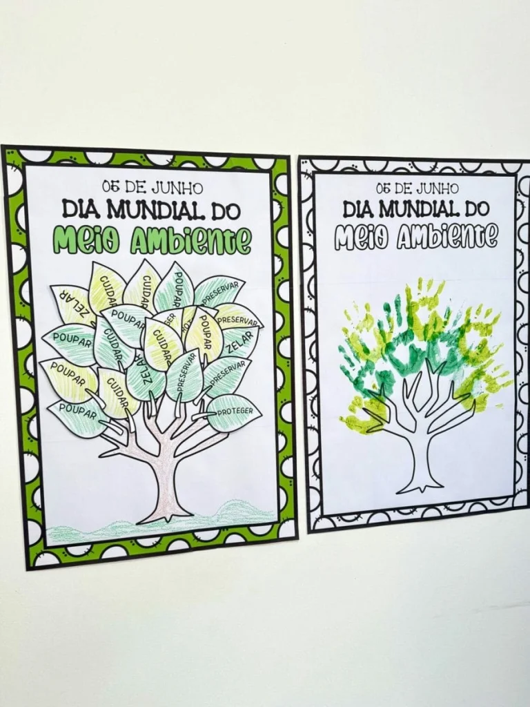 Cartaz Colaborativo Árvore Dia do Meio Ambiente — foto 10