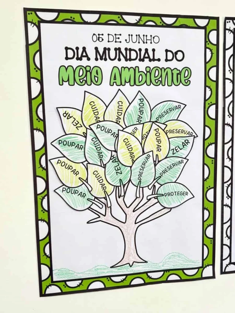 Cartaz Colaborativo Árvore Dia do Meio Ambiente — foto 9