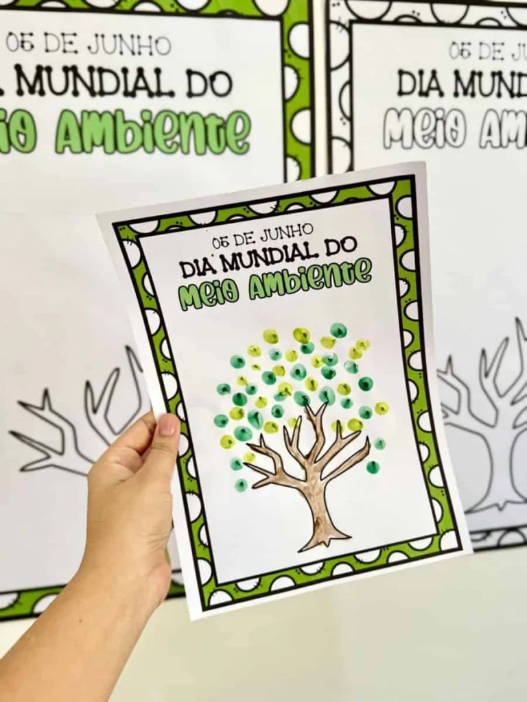 Cartaz Colaborativo Árvore Dia do Meio Ambiente — foto 7