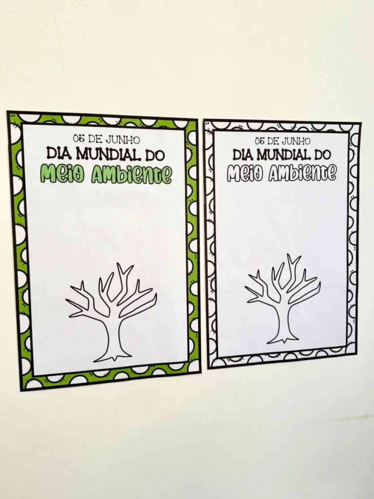 Cartaz Colaborativo Árvore Dia do Meio Ambiente — foto 6
