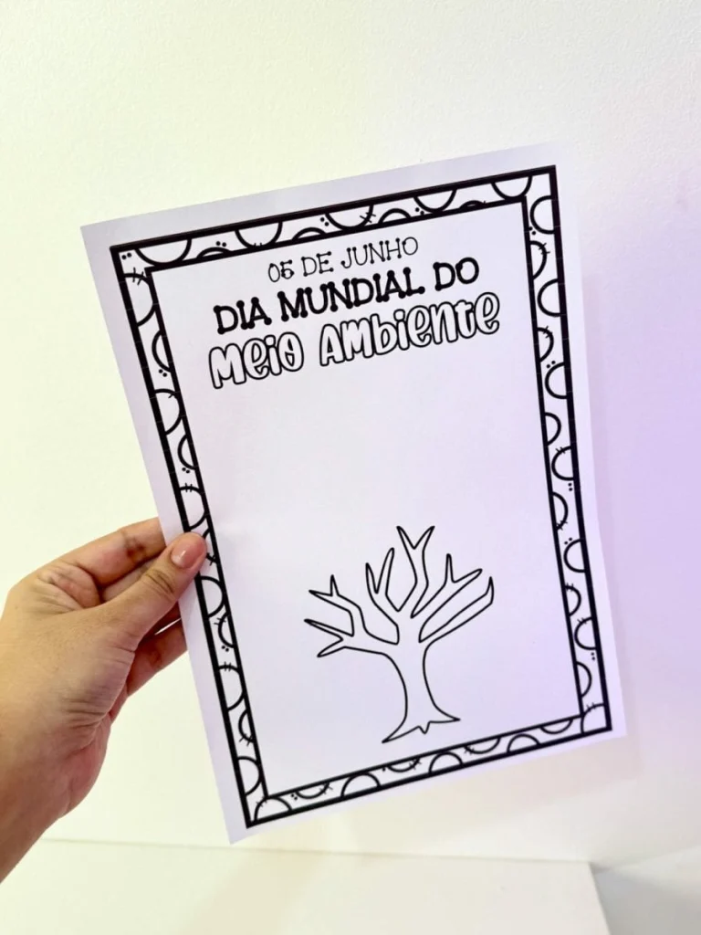 Cartaz Colaborativo Árvore Dia do Meio Ambiente — foto 5