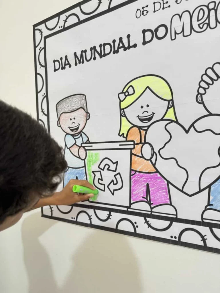 Cartaz para Colorir Meio Ambiente — foto 10