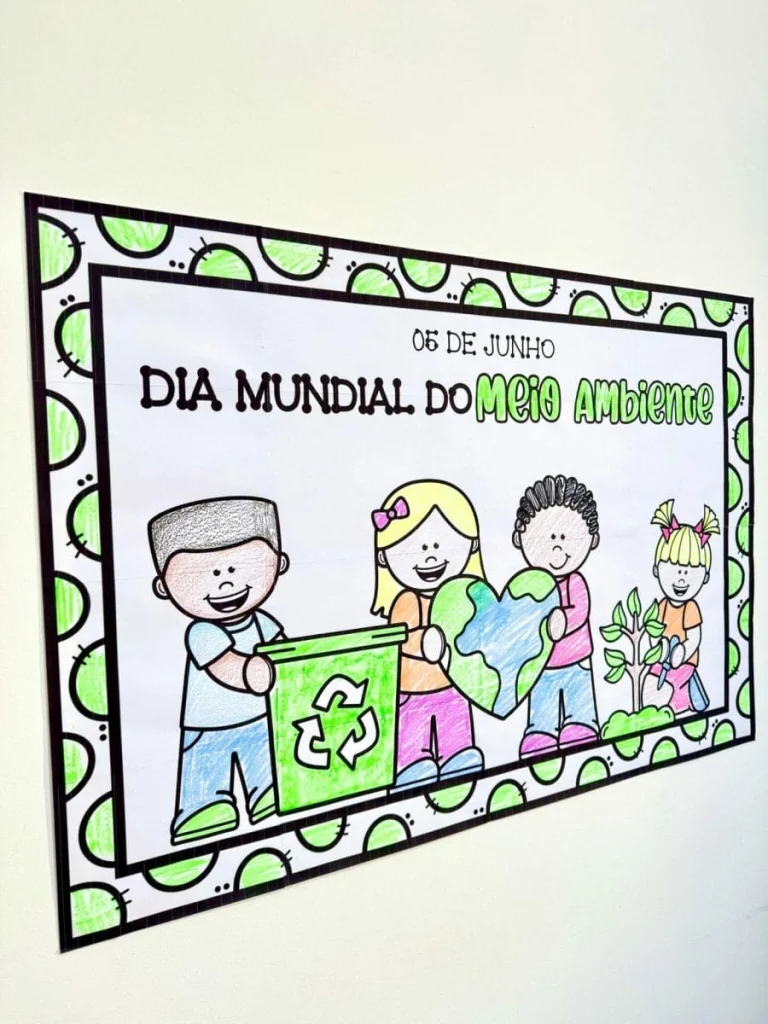 Cartaz para Colorir Meio Ambiente — foto 2