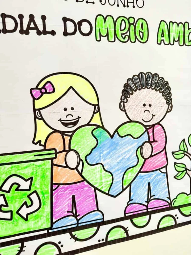 Cartaz para Colorir Meio Ambiente — foto 5