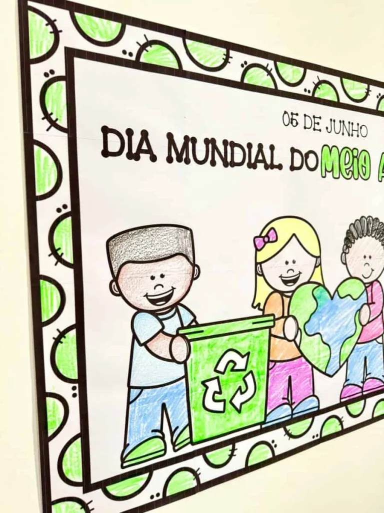 Cartaz para Colorir Meio Ambiente — foto 6