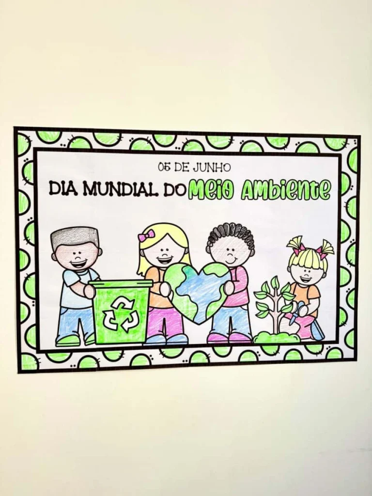 Cartaz para Colorir Meio Ambiente — foto 8