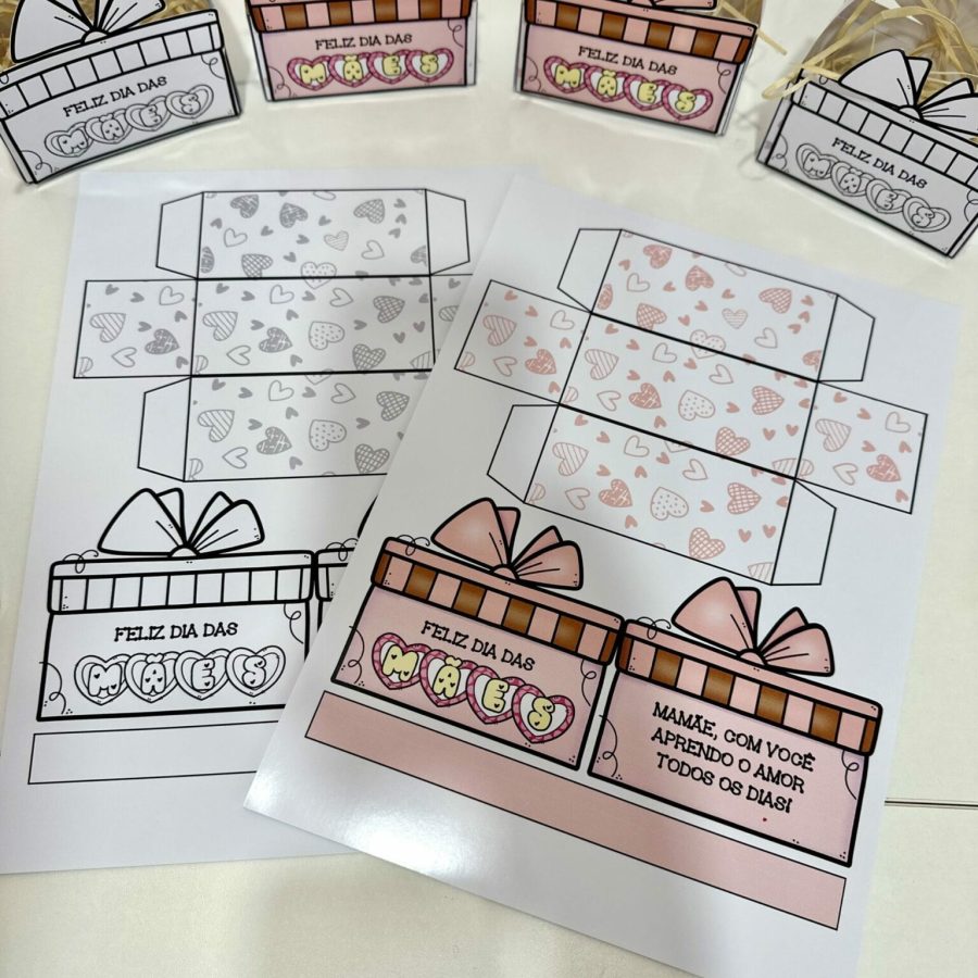 Cestinha - Lembrancinha Dia das Mães - Dia das Mães - Pedagogia de Ideias Cestinha - Lembrancinha Dia das Mães - Dia das Mães