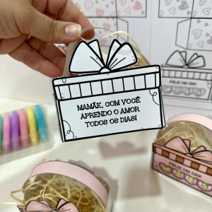 Cestinha - Lembrancinha Dia das Mães - Dia das Mães - Pedagogia de Ideias Cestinha - Lembrancinha Dia das Mães - Dia das Mães