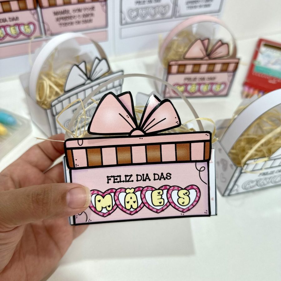 Cestinha - Lembrancinha Dia das Mães - Dia das Mães - Pedagogia de Ideias Cestinha - Lembrancinha Dia das Mães - Dia das Mães