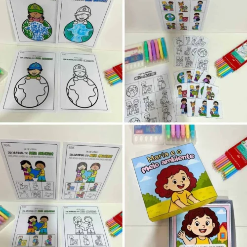 Atividades lúdicas para conscientização ambiental infantil.