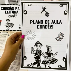 Plano de aula com cordéis educativos para ensino de literatura brasileira.