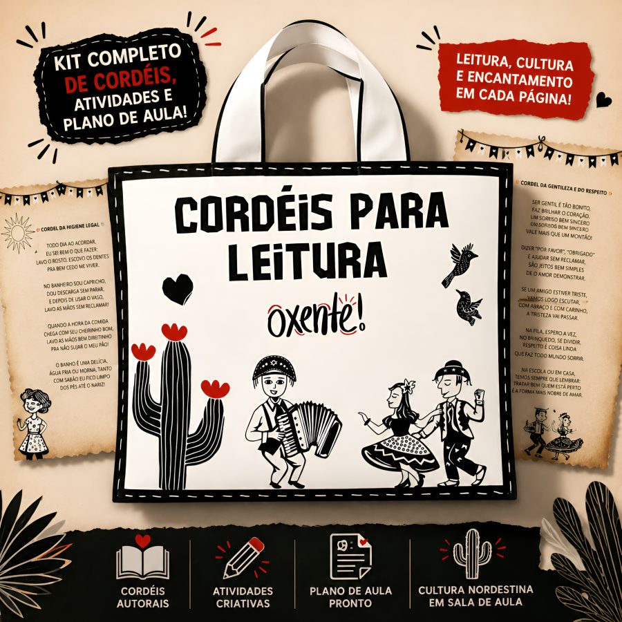 Cordéis Educativos com Plano de Aula - Educação Infantil