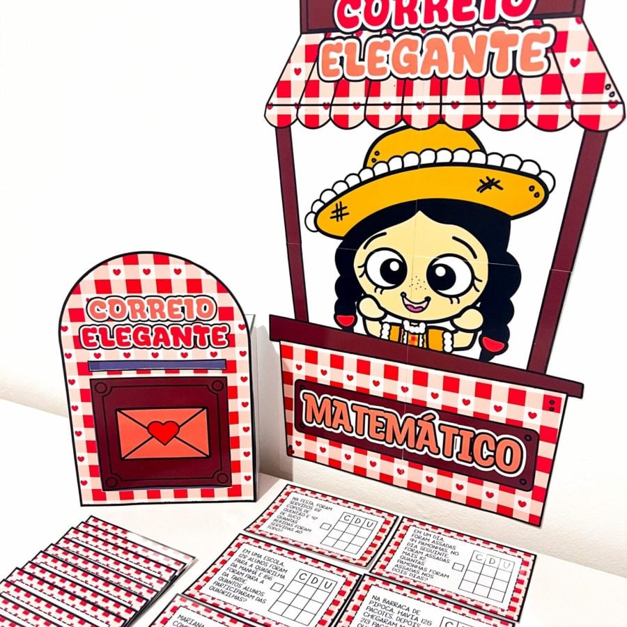 Correio Elegante Matemático - Festa Junina - Pedagogia de Ideias Correio Elegante Matemático - Festa Junina