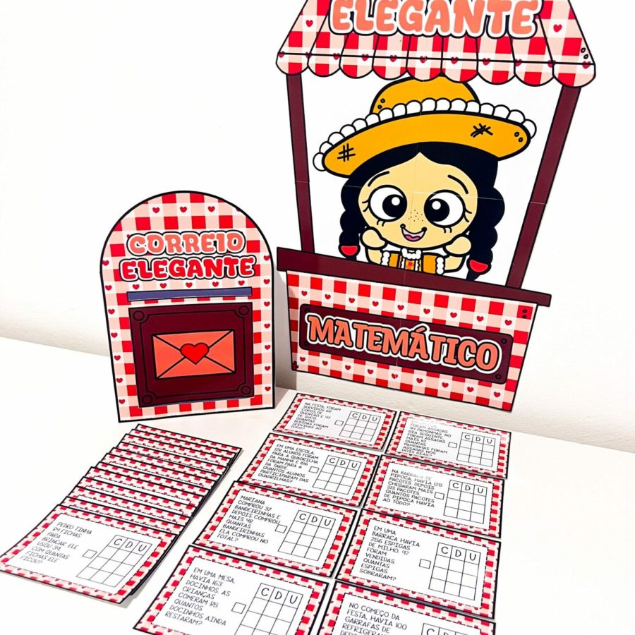 Correio Elegante Matemático - Festa Junina - Pedagogia de Ideias Correio Elegante Matemático - Festa Junina