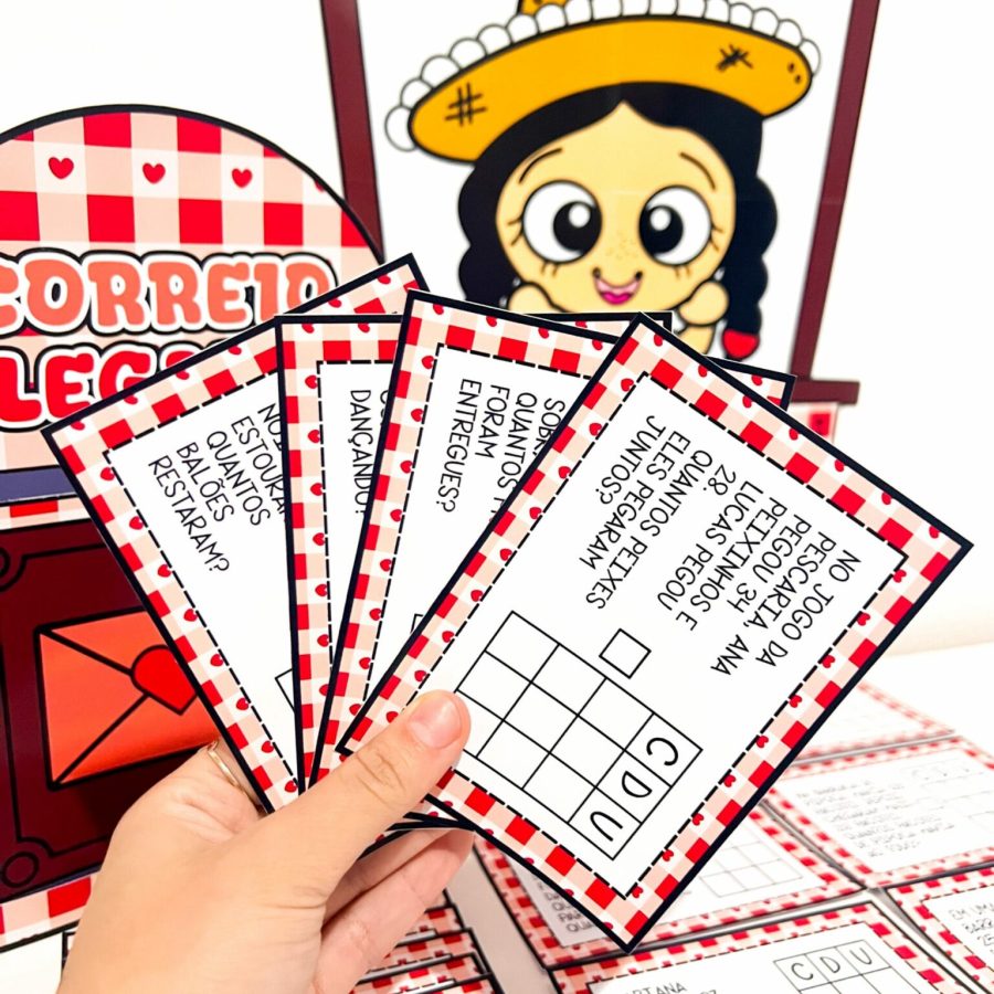 Correio Elegante Matemático - Festa Junina - Pedagogia de Ideias Correio Elegante Matemático - Festa Junina