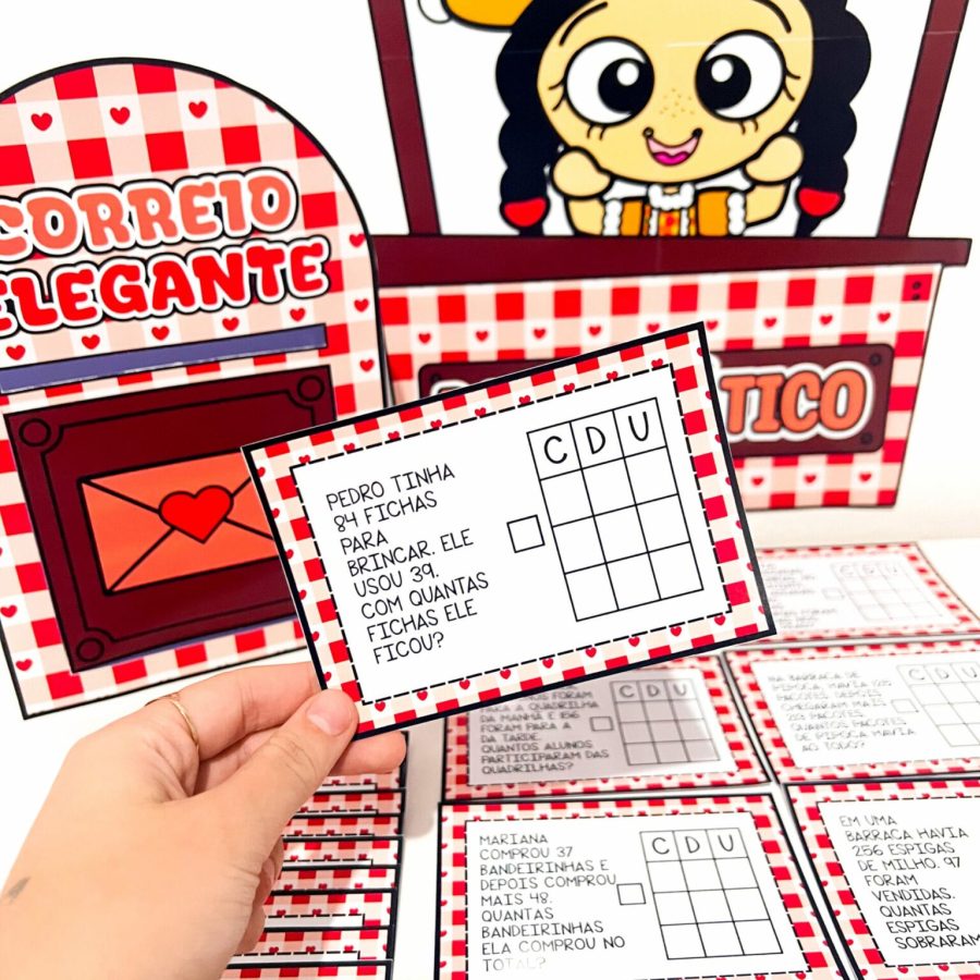 Correio Elegante Matemático - Festa Junina