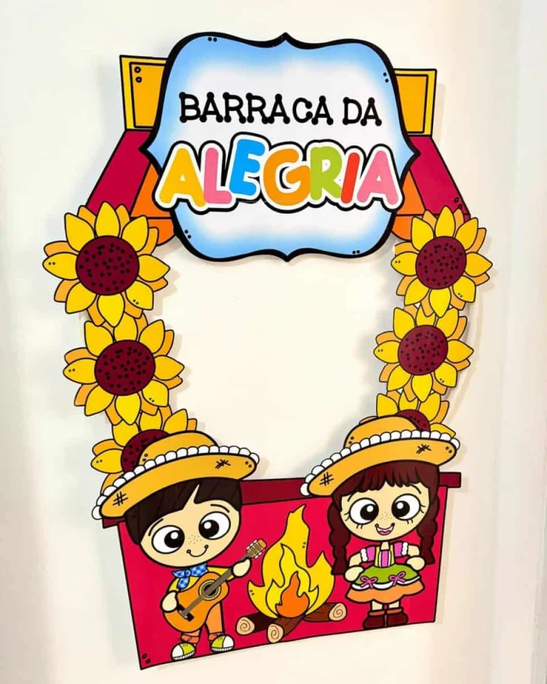 Decoração de Bambolê Festa Junina — foto 7