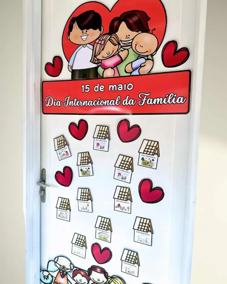 Decoração de Porta Dia da Família — foto 2
