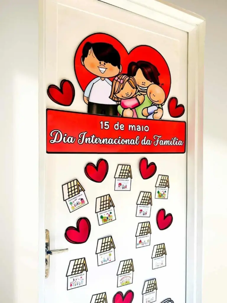 Decoração de Porta Dia da Família — foto 3