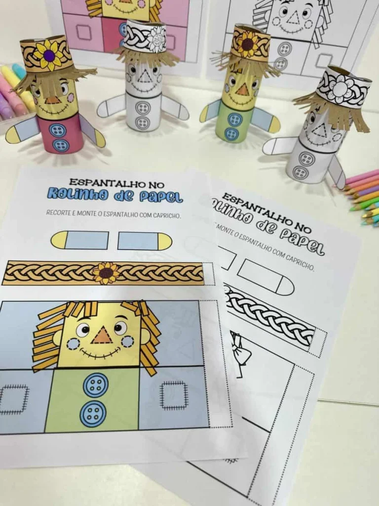 Espantalho Junino no Rolinho de Papel — foto 10