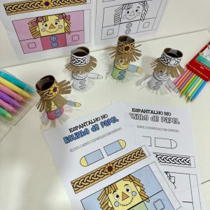 Espantalho no Rolinho de Papel - Festa Junina - Pedagogia de Ideias Espantalho no Rolinho de Papel - Festa Junina