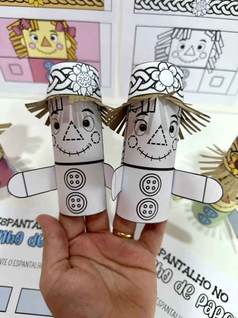 Espantalho Junino no Rolinho de Papel — foto 4
