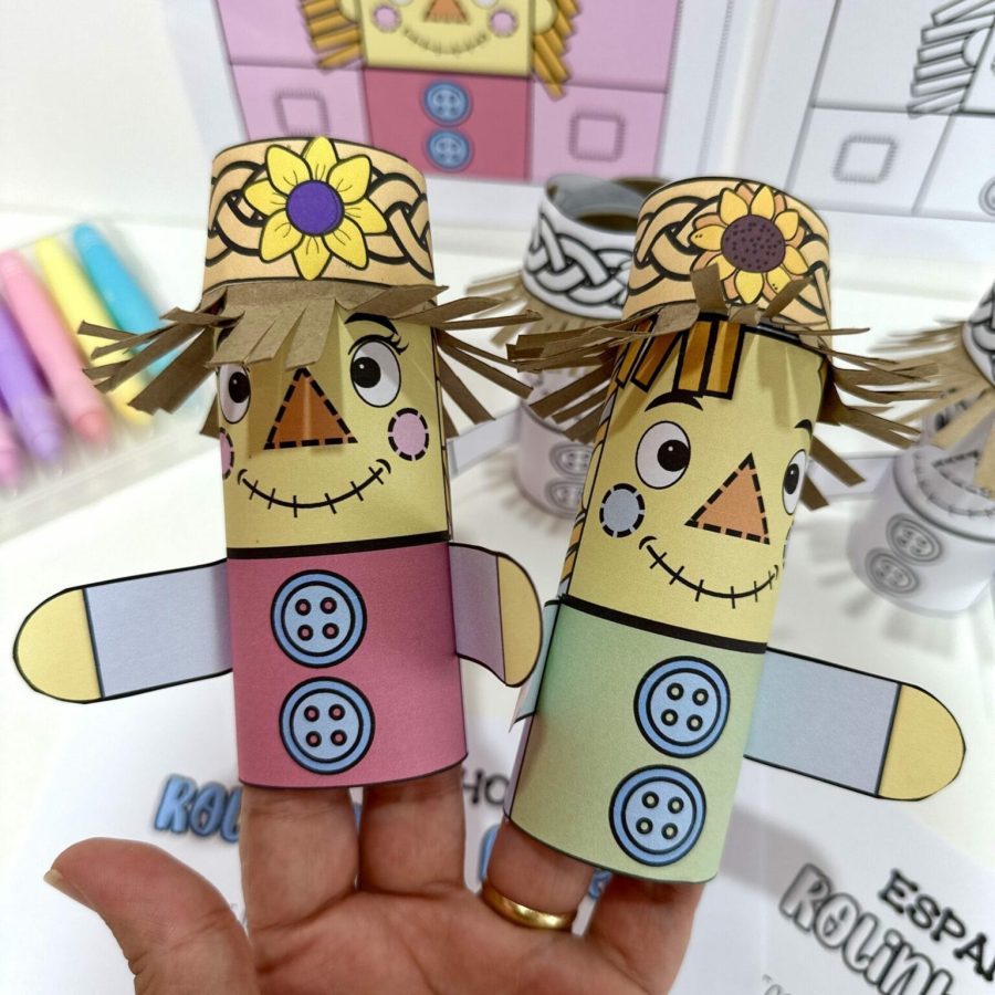 Espantalho no Rolinho de Papel - Festa Junina - Pedagogia de Ideias Espantalho no Rolinho de Papel - Festa Junina