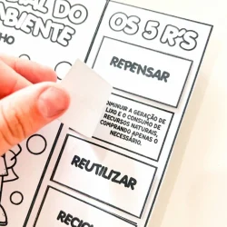 Atividades educativas sobre meio ambiente e sustentabilidade para crianças.