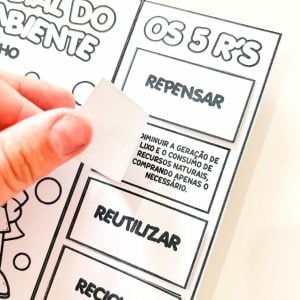 Flipbook e Lapbook - Meio Ambiente - Dia do Meio Ambiente