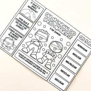 Flipbook e Lapbook - Meio Ambiente - Dia do Meio Ambiente