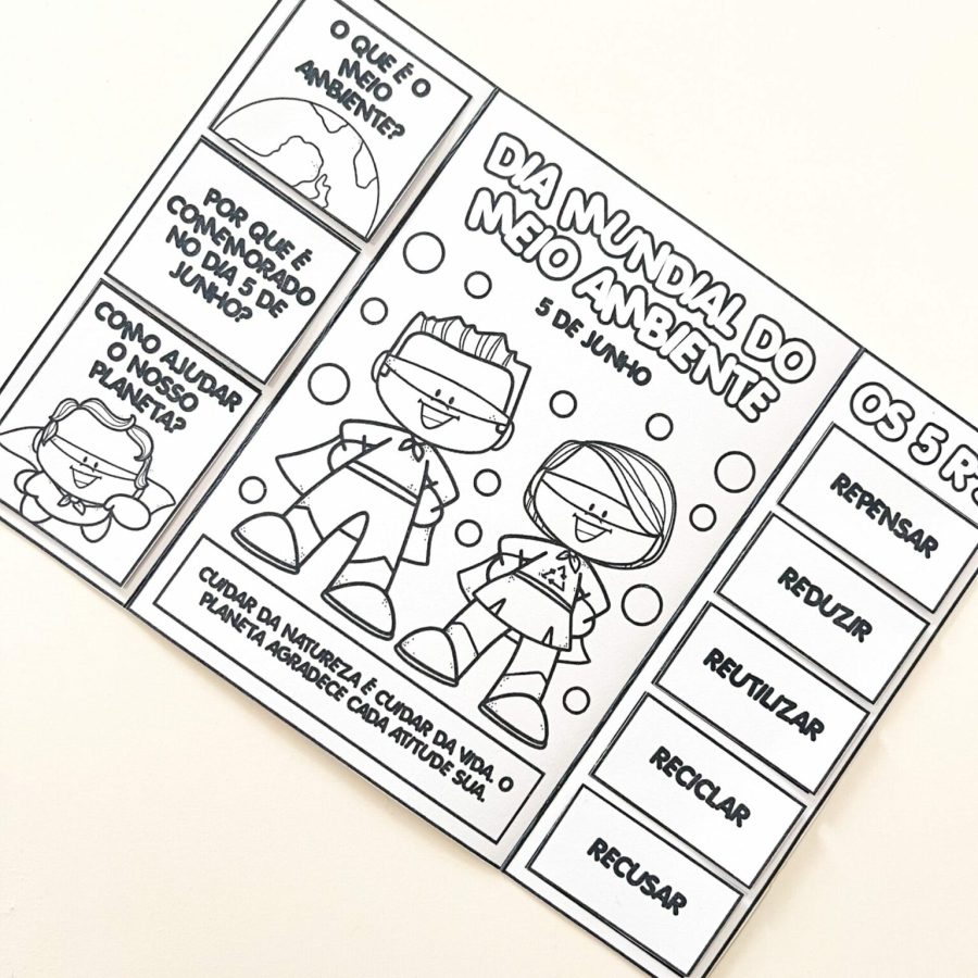 Flipbook e Lapbook - Meio Ambiente - Dia do Meio Ambiente - Pedagogia de Ideias Flipbook e Lapbook - Meio Ambiente - Dia do Meio Ambiente