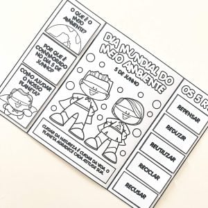 Flipbook e Lapbook - Meio Ambiente - Dia do Meio Ambiente