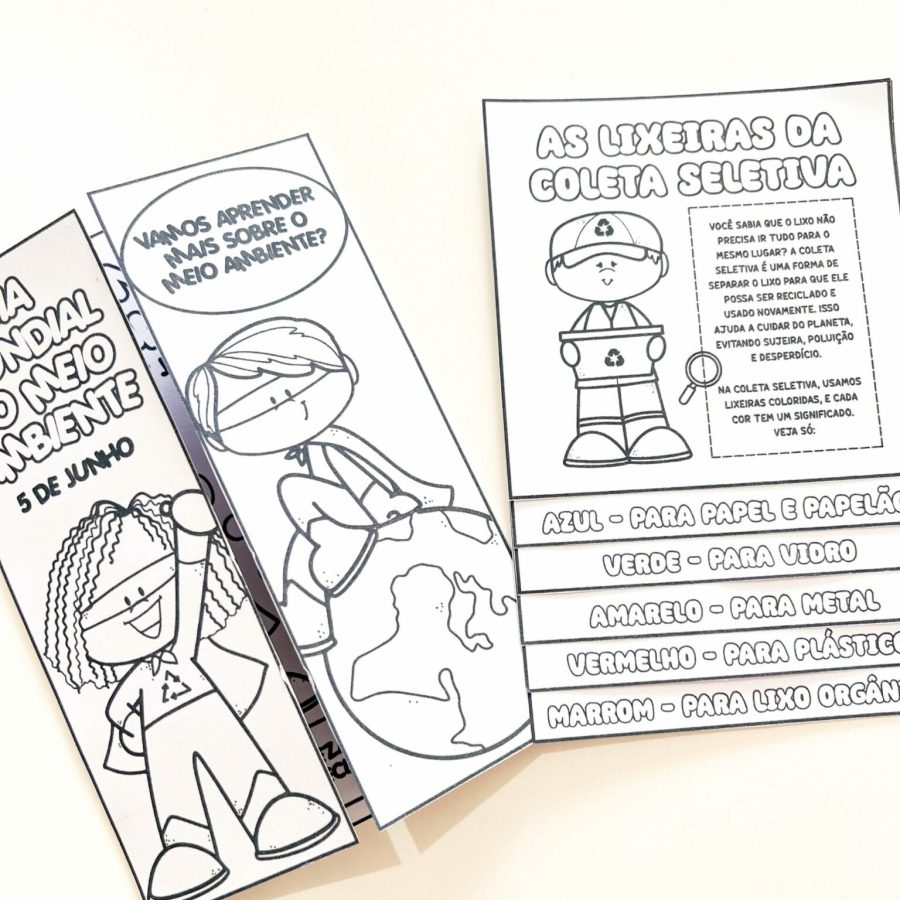 Flipbook e Lapbook - Meio Ambiente - Dia do Meio Ambiente - Pedagogia de Ideias Flipbook e Lapbook - Meio Ambiente - Dia do Meio Ambiente