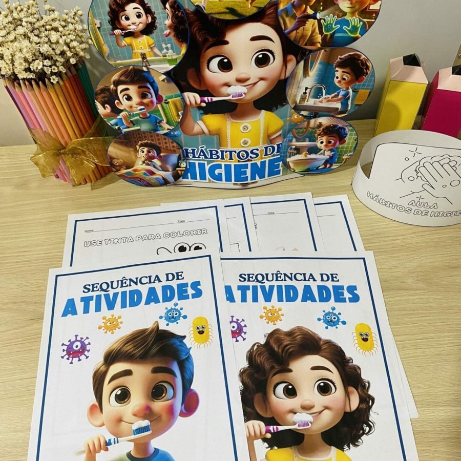 Hábitos de Higiene - Educação Infantil - Pedagogia de Ideias Hábitos de Higiene - Educação Infantil