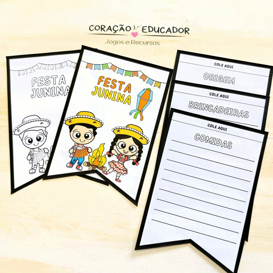 Kit - Festa Junina - Festa Junina - Pedagogia de Ideias Kit - Festa Junina - Festa Junina