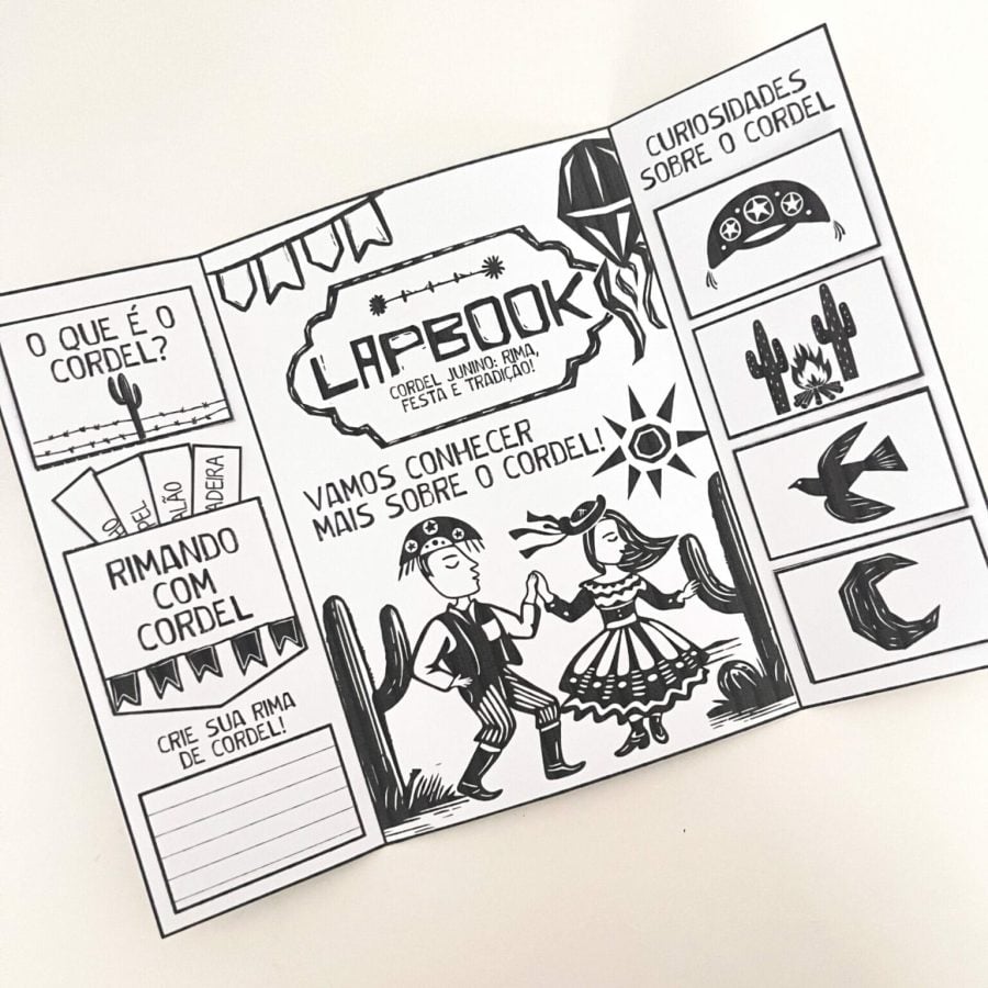 Lapbook de Cordel - Estilo Cordel - Pedagogia de Ideias Lapbook de Cordel - Estilo Cordel