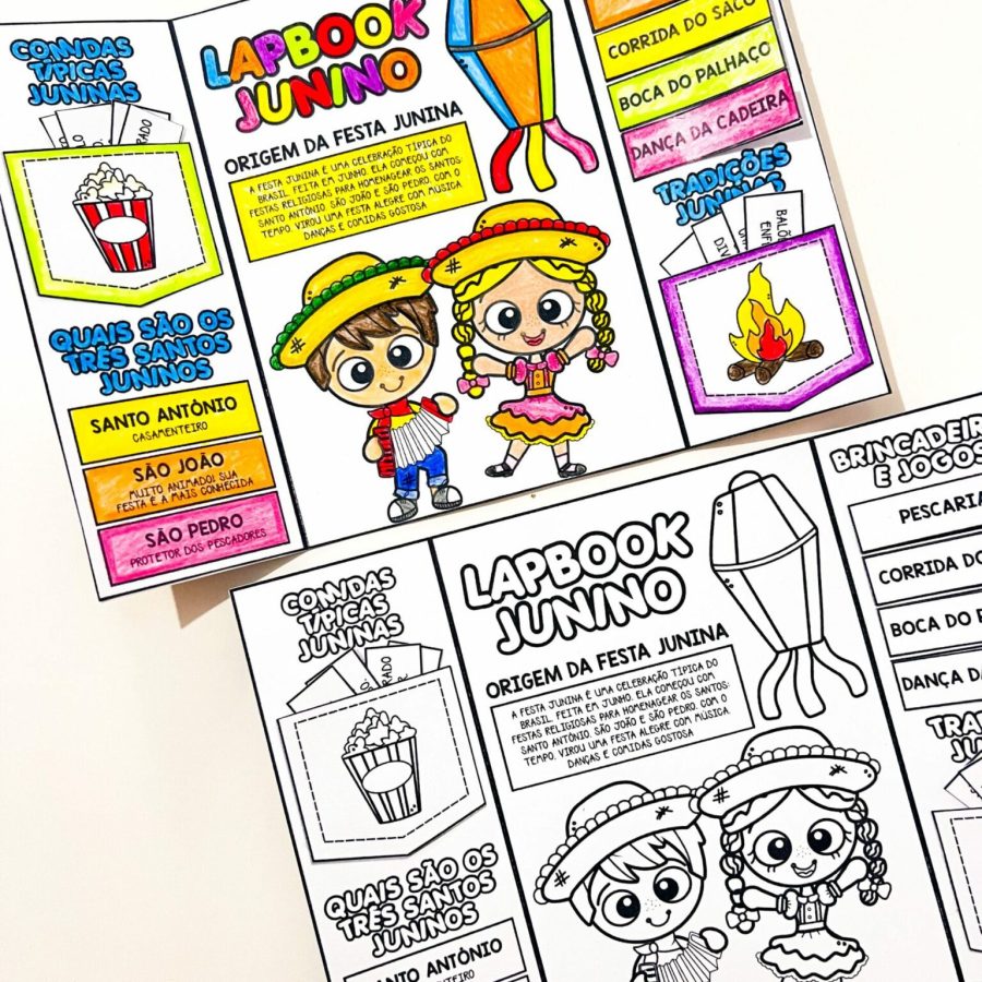 Lapbook Junino - Festa Junina - Pedagogia de Ideias Lapbook Junino - Festa Junina