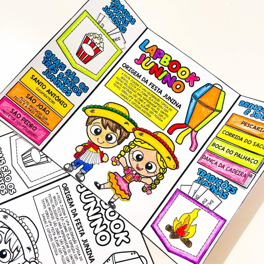 Lapbook Junino - Festa Junina - Pedagogia de Ideias Lapbook Junino - Festa Junina