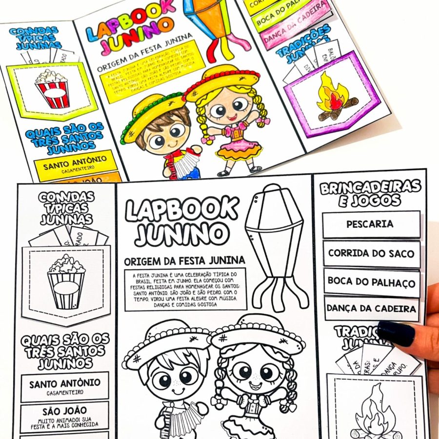 Lapbook Junino - Festa Junina - Pedagogia de Ideias Lapbook Junino - Festa Junina