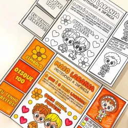 Atividades do Lapbook Maio Laranja para educação infantil.