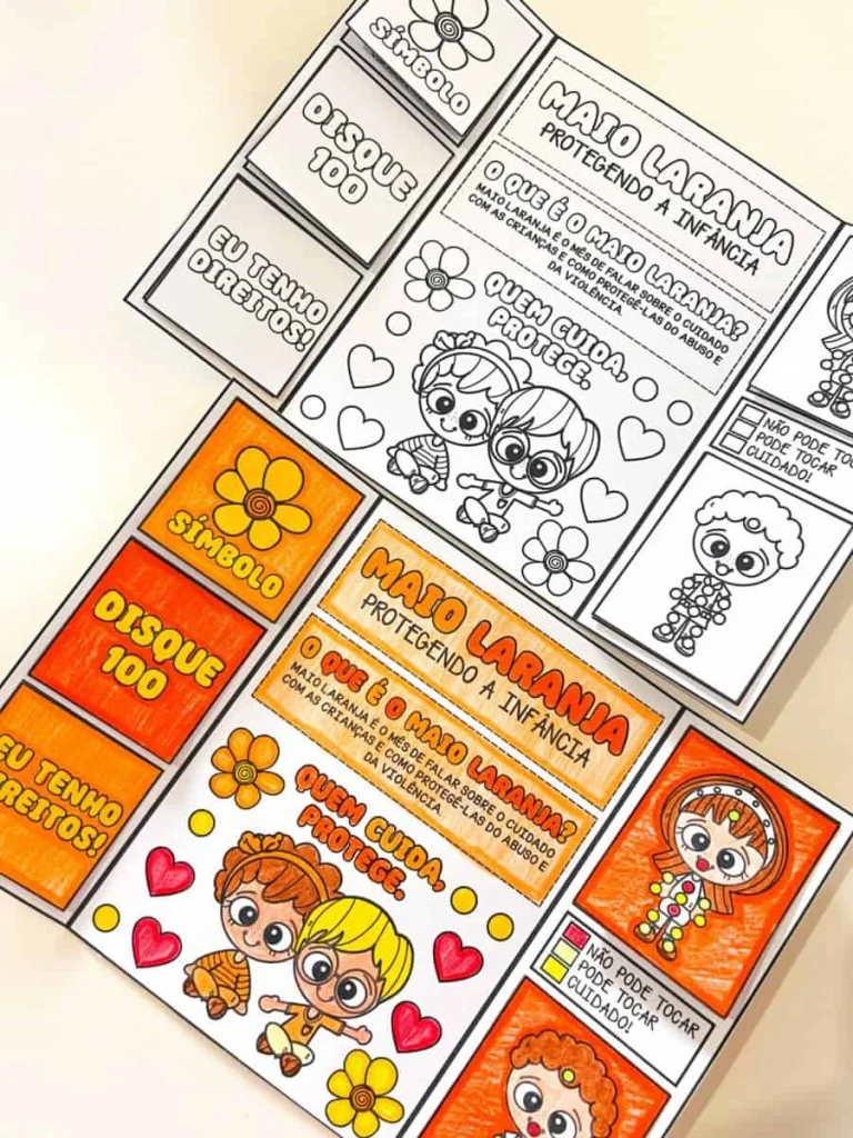 Lapbook Interativo Maio Laranja — foto 2