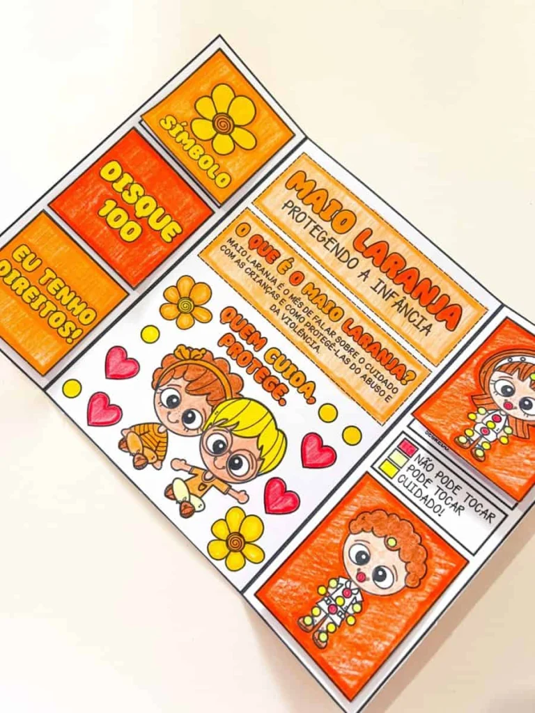 Lapbook Interativo Maio Laranja — foto 3