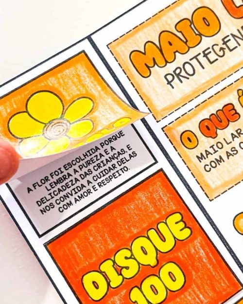 Lapbook - Maio Laranja - Maio Laranja