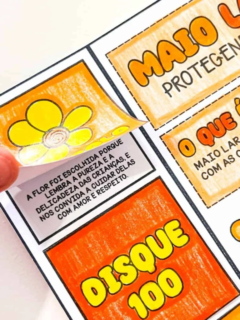 Lapbook Interativo Maio Laranja — foto 4